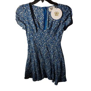 Princess Polly Blue Mini Romper Size‎ 0